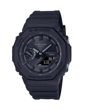 Vyriškas Sportinis Su funkcijomis Diver Japoniškas Elektroninis, Solar Digital Watch Timer CASIO GA-B2100-1A1ER G-Shock Juodas D