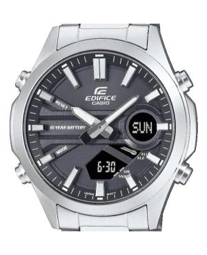Men Klasické Functional Japan Quartz Analog Watch Alarm CASIO EFV-C120D-1AEF Černá Dial 45mm image 5