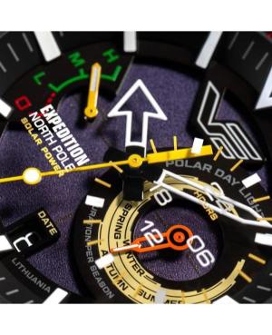 Men Sports Diver Eco-Drive Analog Watch VOSTOK EUROPE VS57-595A735Le-SilYE Violet Dial 47mm image 6