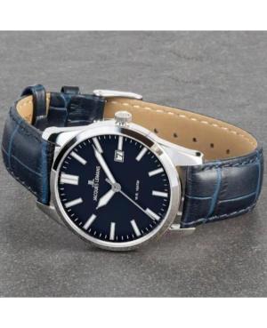 Men Klassisch Quartz Analog Watch JACQUES LEMANS 1-2002F Blau Dial 40mm image 4