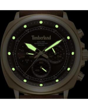 Mężczyźni klasyczny kwarcowy analogowe Zegarek Chronograf TIMBERLAND TDWGF0042003 Brązowy Wybierz 44mm image 3