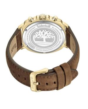 Men Klassisch Quartz Analog Watch Chronograph TIMBERLAND TDWGF0042003 Braun Dial 44mm image 4