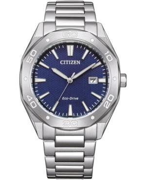 Men Klassisch Japan Eco-Drive Analog Watch CITIZEN BM7631-52L Blau Dial 41mm