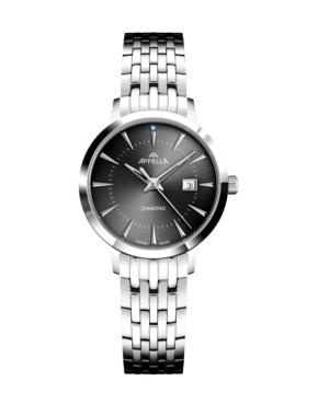 Kobiety Classic Analog Szwajcar kwarcowy Zegarek APPELLA Czarny Wybierz 31.2mm L32003.5196DQ