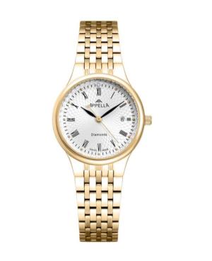 Kobiety Classic Analog Szwajcar kwarcowy Zegarek APPELLA Srebrna Wybierz 30mm L32002.1133DQ