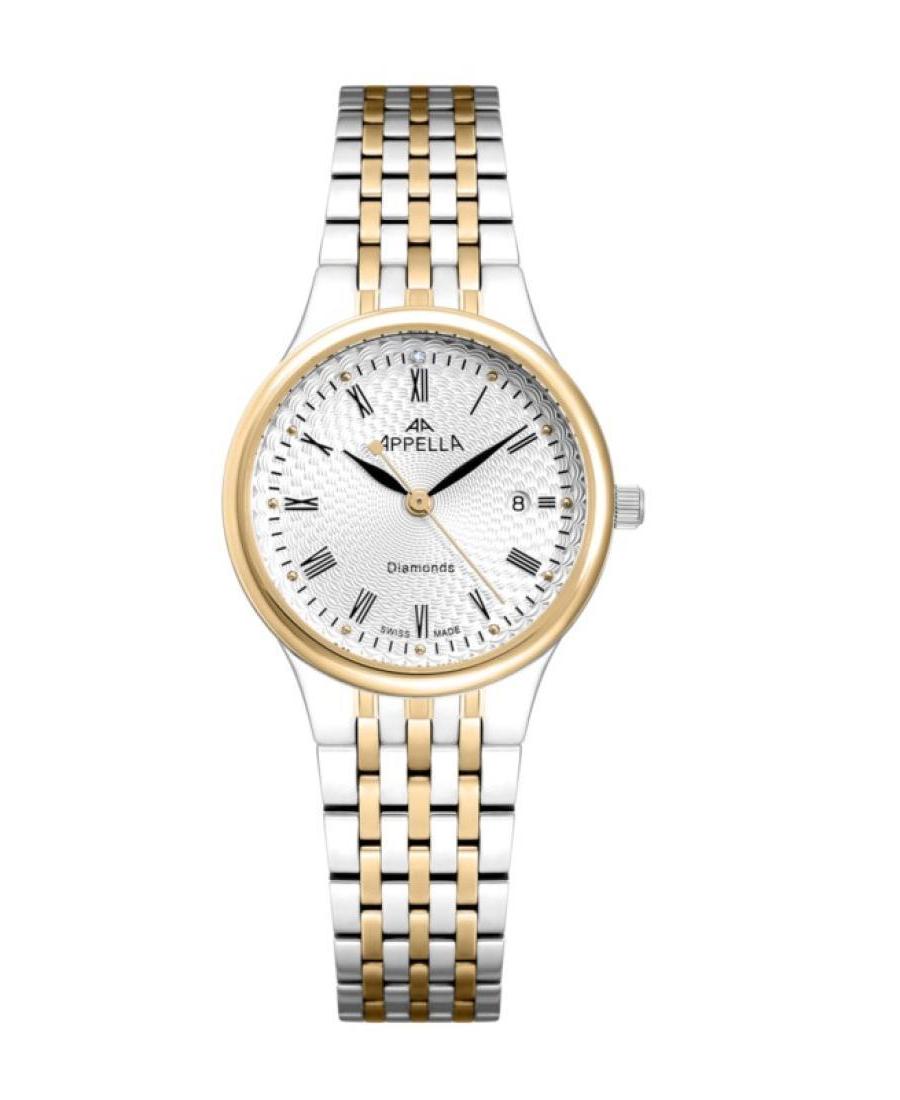 Women Classic Analog Swiss Quartz Watch APPELLA Silver Dial 30mm L32002.2133DQ