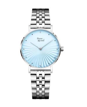 Moteriškas Classic Analog Kvarcinis Watch PIERRE RICAUD Mėlyna Dial 32.1mm P22164.5145Q