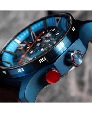 Vyriškas Sportinis Diver Kvarcinis Rodyklinis Watch VOSTOK EUROPE VS57-595D736LEBW-SLBL Violetinis Dial 47mm image 6