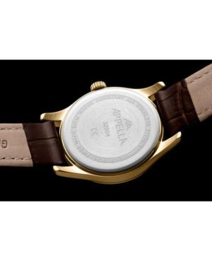 Women Classic Analog Swiss Quartz Watch APPELLA Gold color Dial 31.2mm L32004.1B61Q image 5
