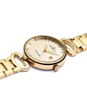 Women Classic Analog Swiss Quartz Watch APPELLA Gold color Dial 31.2mm L50008.1191DQ image 1