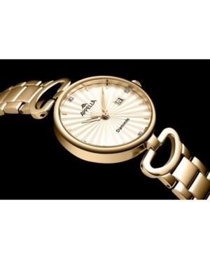 Women Classic Analog Swiss Quartz Watch APPELLA Gold color Dial 31.2mm L50008.1191DQ image 2