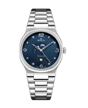Kobiety Classic Analog Szwajcar Zegarek APPELLA Niebieska Wybierz L32006.5175QD
