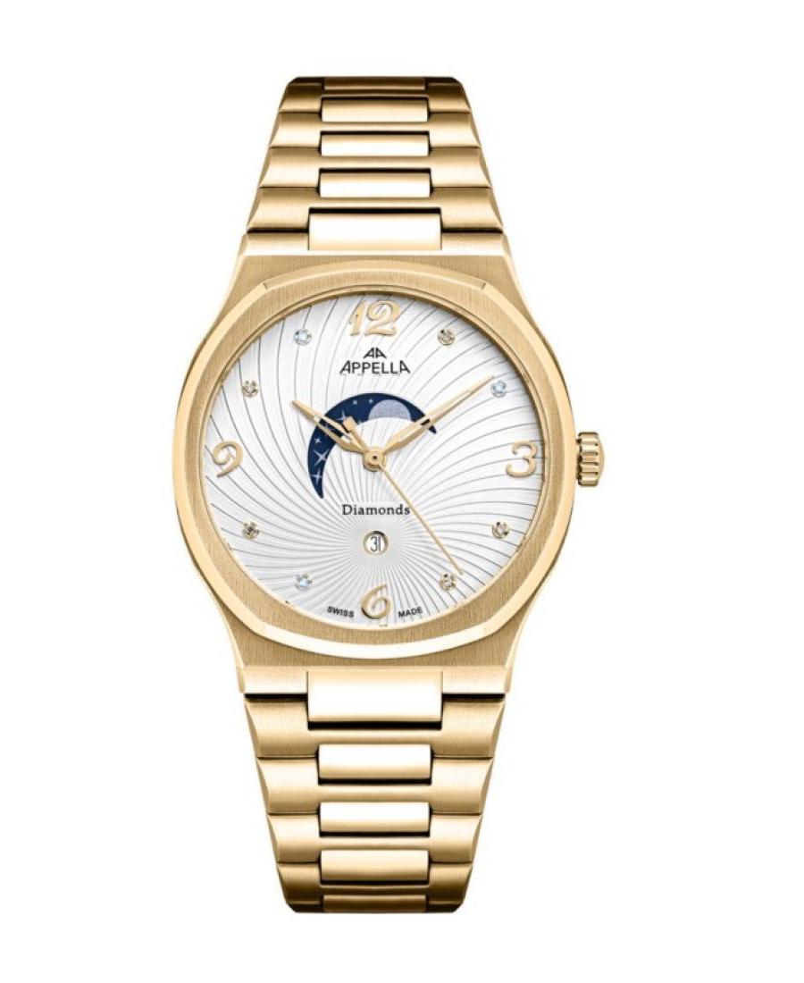 Women Classic Analog Swiss Watch APPELLA Silver Dial L32006.1173QD
