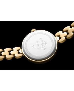 Women Classic Analog Swiss Quartz Watch APPELLA Gold color Dial 28mm L50007.1181DQ image 5