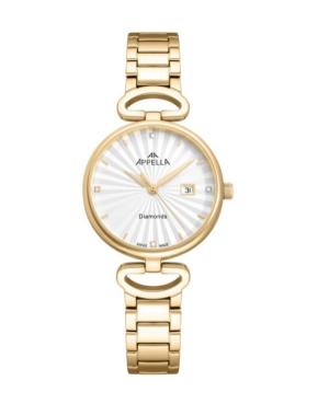 Kobiety Classic Analog Szwajcar kwarcowy Zegarek APPELLA Srebrna Wybierz 31.2mm L50008.1193DQ