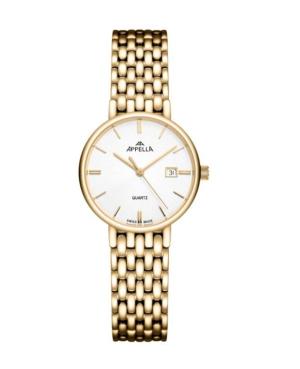 Women Classic Analog Swiss Quartz Watch APPELLA Silver Dial 30mm L32007.1113Q