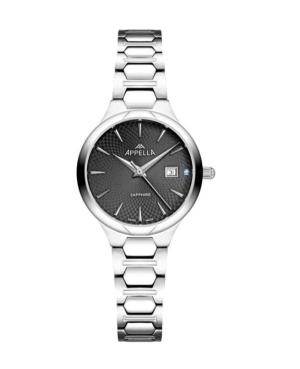 Kobiety Classic Analog Szwajcar kwarcowy Zegarek APPELLA Czarny Wybierz 31.2mm L50010.5116DQ