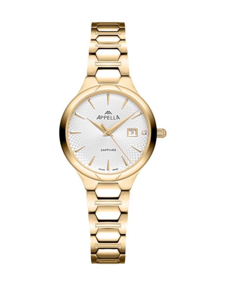 Women Classic Analog Swiss Quartz Watch APPELLA Silver Dial 31.2mm L50010.1113DQ