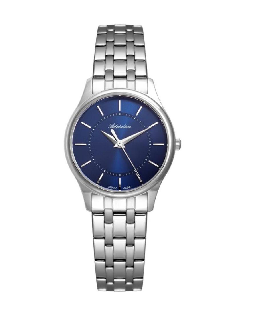 Women Classic Analog Swiss Quartz Watch ADRIATICA Blau Dial 30mm A3179.5115Q