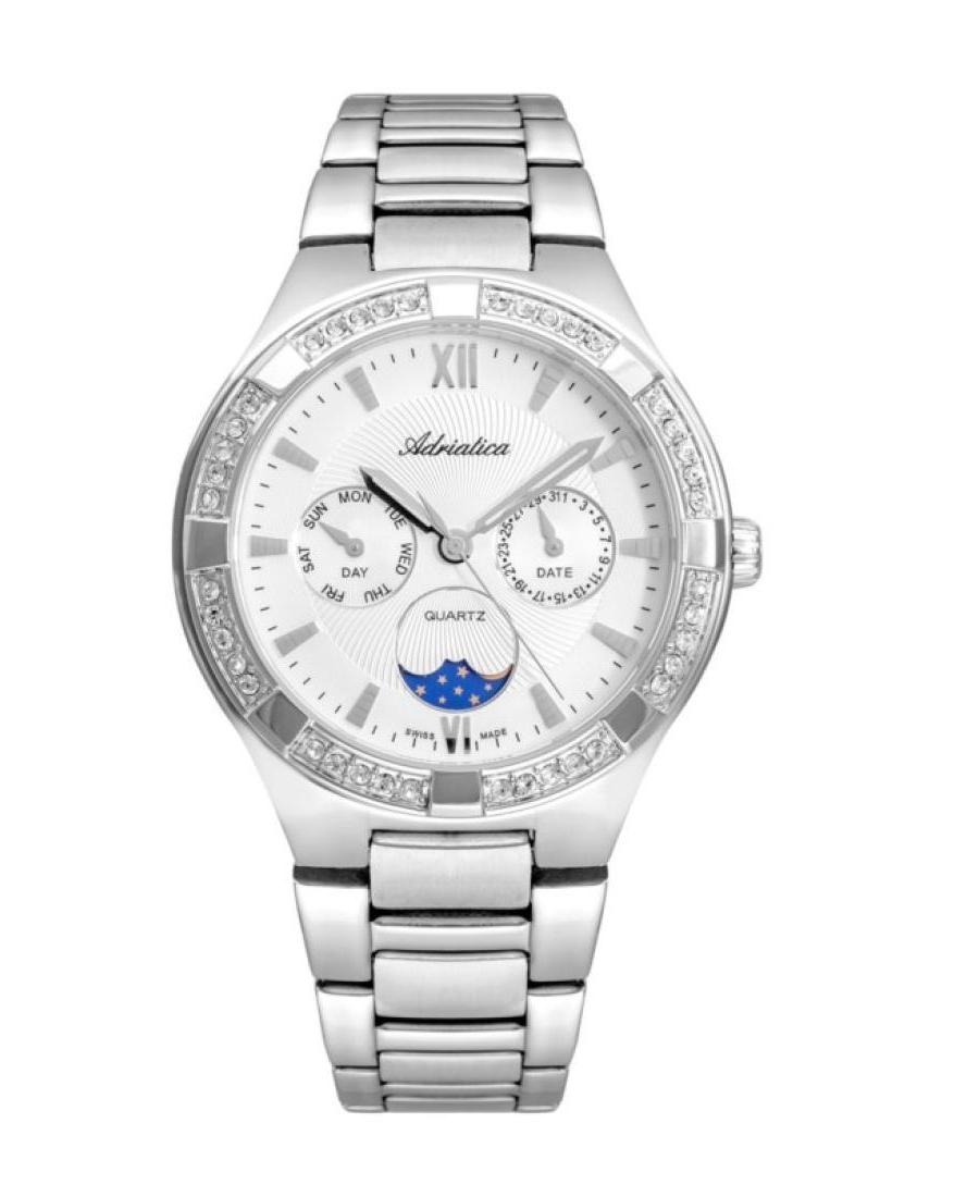 Women Classic Analog Swiss Quartz Watch ADRIATICA Silver Dial A3421.5163QFZ