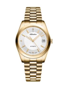 Kobiety Classic Analog Szwajcar automatyczny Zegarek ADRIATICA Srebrna Wybierz 35mm A3802.1113AD