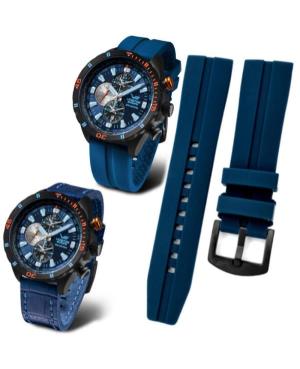 Vostok Europe ALMAZ Watch Strap VE-ALMAZ.SL.05.22.B Silicone Blue Silikonas Mėlyna 22 mm image 2