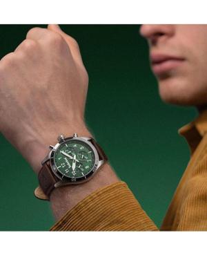 Vyriškas Klasikinis Kvarcinis Rodyklinis Watch TIMBERLAND TDWGF0054702 Žalia Dial 46mm image 3