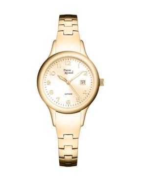 Women Classic Analog Quartz Watch PIERRE RICAUD Gold color Dial 30mm P23008.1121Q