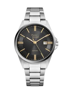 Мужские Классические Аналоговые Кварцевые Часы PIERRE RICAUD Черный Циферблат 40mm P60022.5116Q