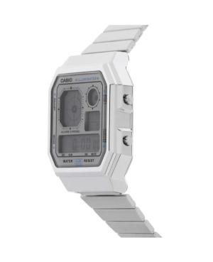 Women Functional Japan Quartz Digital Watch Timer CASIO A130WE-7AEF Silver color Dial image 6