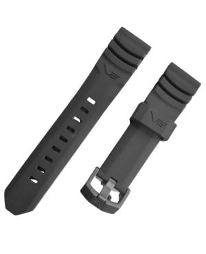 Vostok Europe Benediktas Vanagas Black Edition IV Titanium Chronograph Watch Strap VE-Vanagas-SL.01.22.B Silicone czarny Silikon image 2