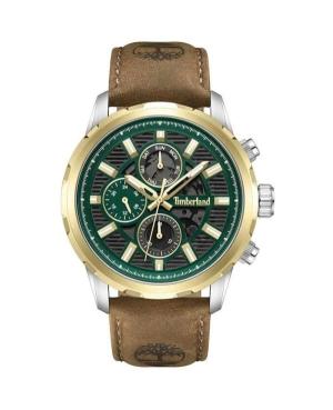 Mężczyźni klasyczny kwarcowy analogowe Zegarek TIMBERLAND TDWGF0056102 Zielony Wybierz 46mm