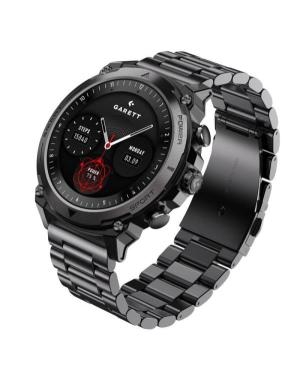 Чоловічий Спортивний Фешн Наручний Годинник GARETT Atom Black steel image 8