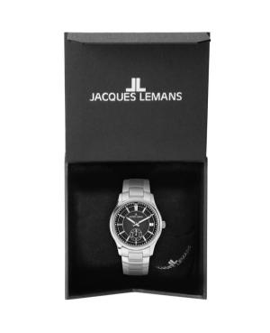 Mężczyźni klasyczny kwarcowy analogowe Zegarek JACQUES LEMANS 1-2197F Czarny Wybierz 42mm image 3
