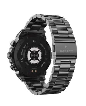 Men Sports Functional Fashion Watch GARETT Atom Black steel 47mm image 9