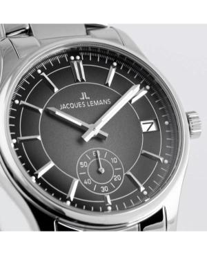 Mężczyźni klasyczny kwarcowy analogowe Zegarek JACQUES LEMANS 1-2197F Czarny Wybierz 42mm image 7