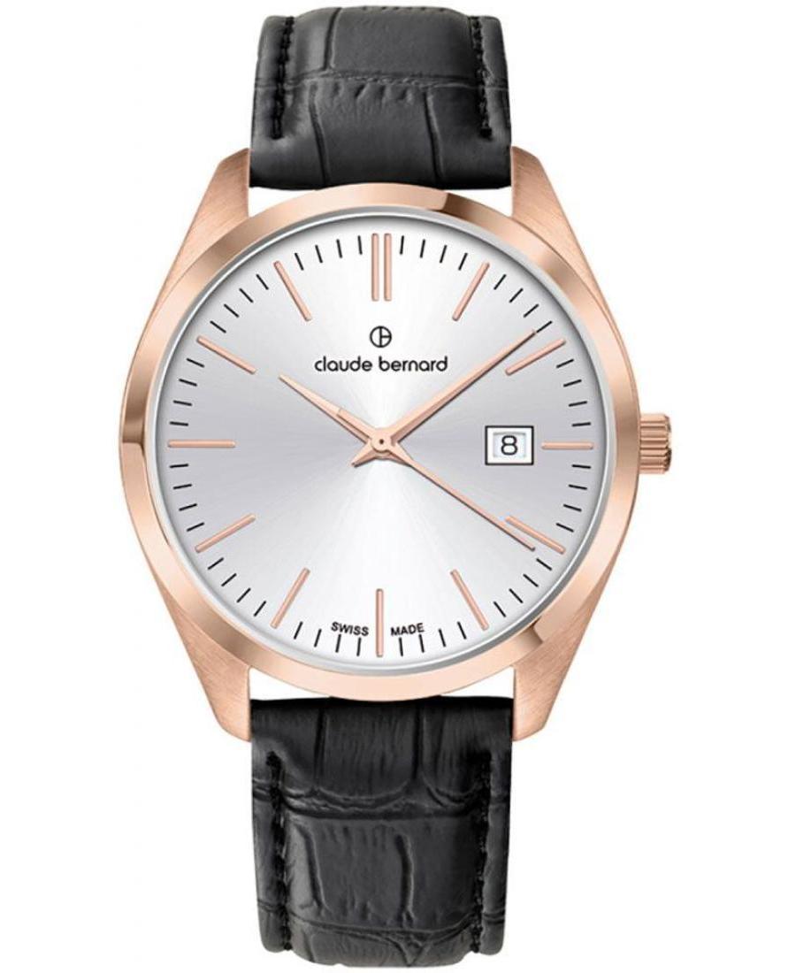 Men Classic Swiss Quartz Watch CLAUDE BERNARD 70201 37R AIR