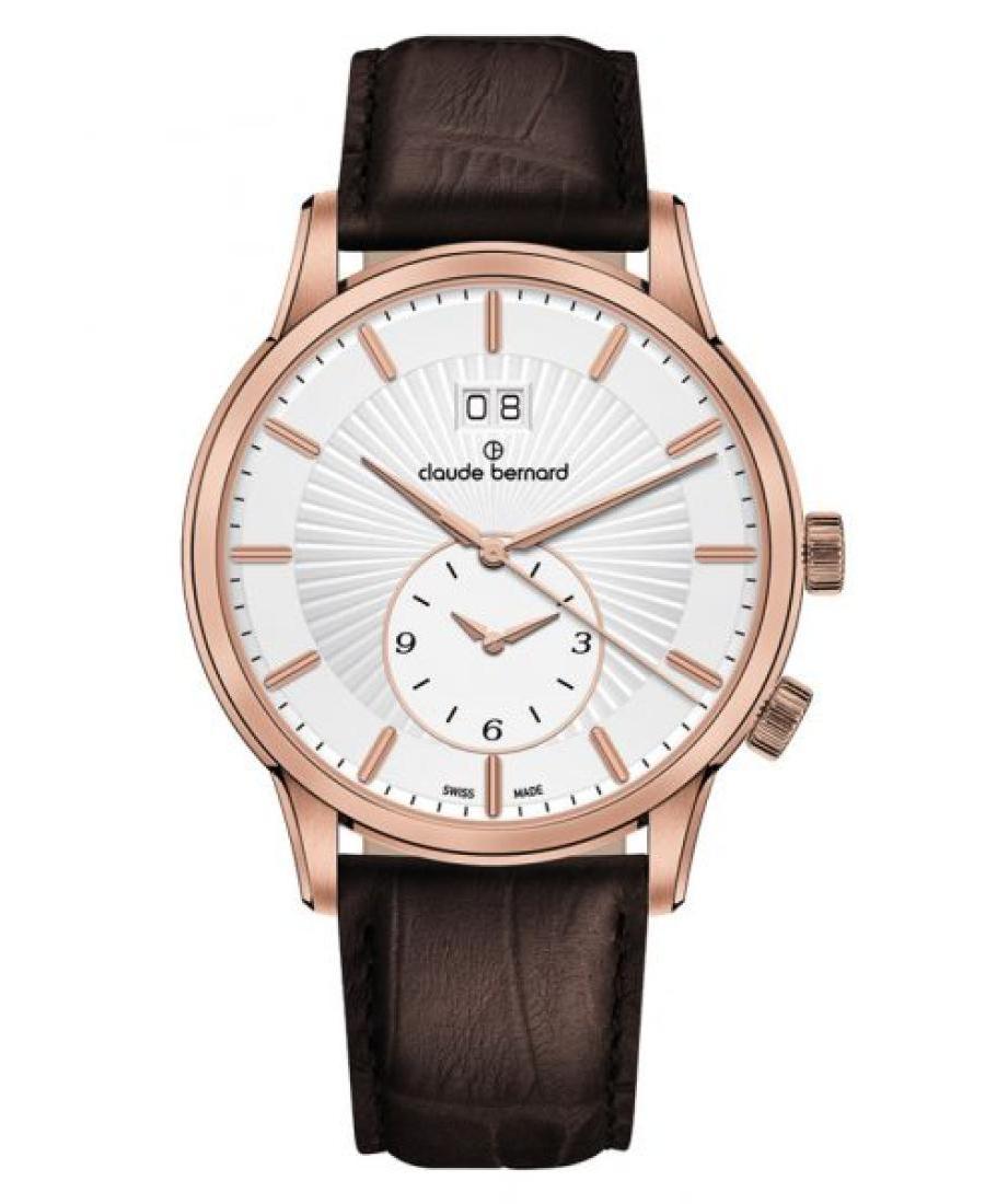 Чоловічий Класичний Швейцарський Наручний Годинник CLAUDE BERNARD 62007 37R AIR
