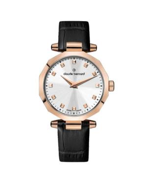 Women Classic Swiss Quartz Analog Watch CLAUDE BERNARD 20229 37RCN AIR Silver Dial 29mm