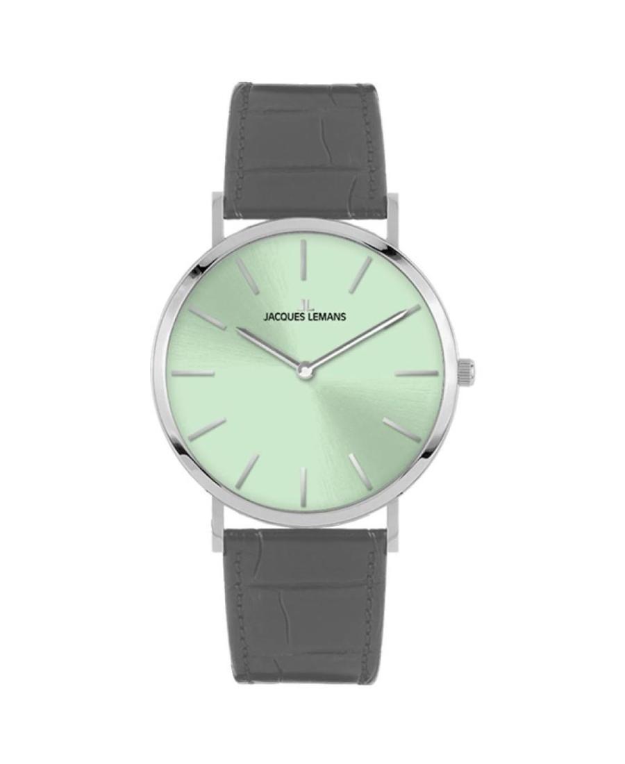 Moteriškas Klasikinis Kvarcinis Rodyklinis Watch JACQUES LEMANS 1-2172C Žalia Dial 28mm