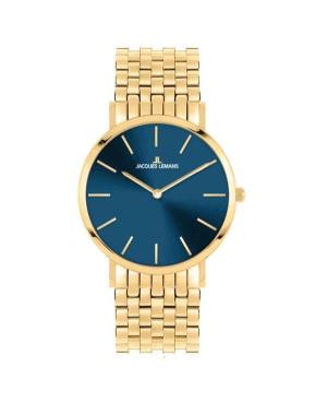 Women Klassisch Quartz Watch JACQUES LEMANS 1-2172M Blau Dial