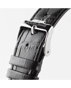 Men Klasické Quartz Analog Watch JACQUES LEMANS 1-2185B Bílá Dial 38mm image 3