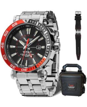 Mężczyźni sportowy Diver Luxury automatyczny analogowe Zegarek VOSTOK EUROPE NH34-575A717BR Czarny Wybierz 48mm image 2
