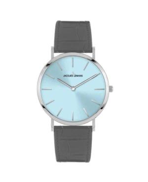 Moteriškas Klasikinis Kvarcinis Rodyklinis Watch JACQUES LEMANS 1-2172B Mėlyna Dial 28mm