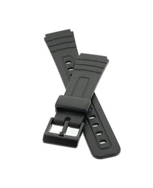 Watch Strap CASIO 71604002 Plastic / Rubber czarny Tworzywo sztuczne/guma 22 mm Czarny 18 mm image 5