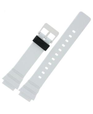 Watch Strap CASIO 10460285 White 24 mm Balta 18 mm