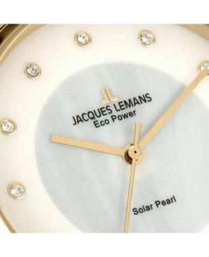 Moteriškas Modernus (fashion) Klasikinis Elektroninis, Solar Rodyklinis Watch JACQUES LEMANS 1-2108F Silver color Dial 34mm image 4