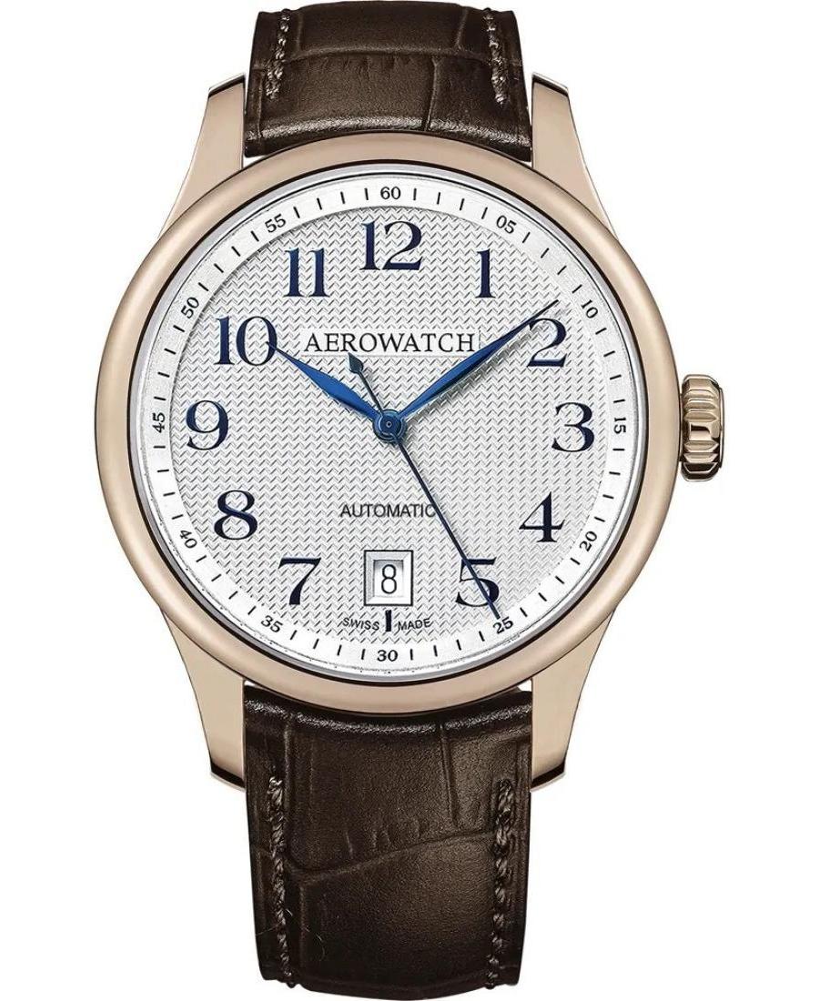 Чоловічий Швейцарський Механічний Наручний Годинник AEROWATCH 60985RO06