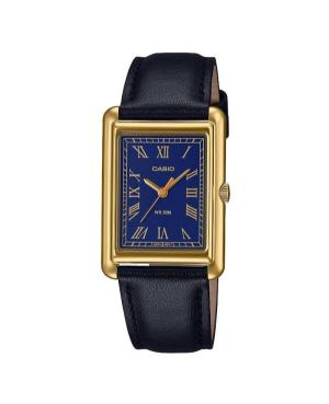 Women Klasické Japan Quartz Analog Watch CASIO LTP-B165GL-2BVEF Modrá Dial 24.5mm