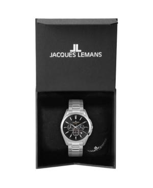 Men Sports Klassisch Quartz Analog Watch Chronograph JACQUES LEMANS 1-1945.1D Schwarz Dial 42mm image 2